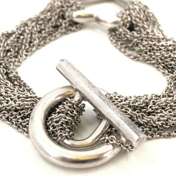 Tiffany Muti Strand Toggle Heart Bracelet - Picture 5 of 7